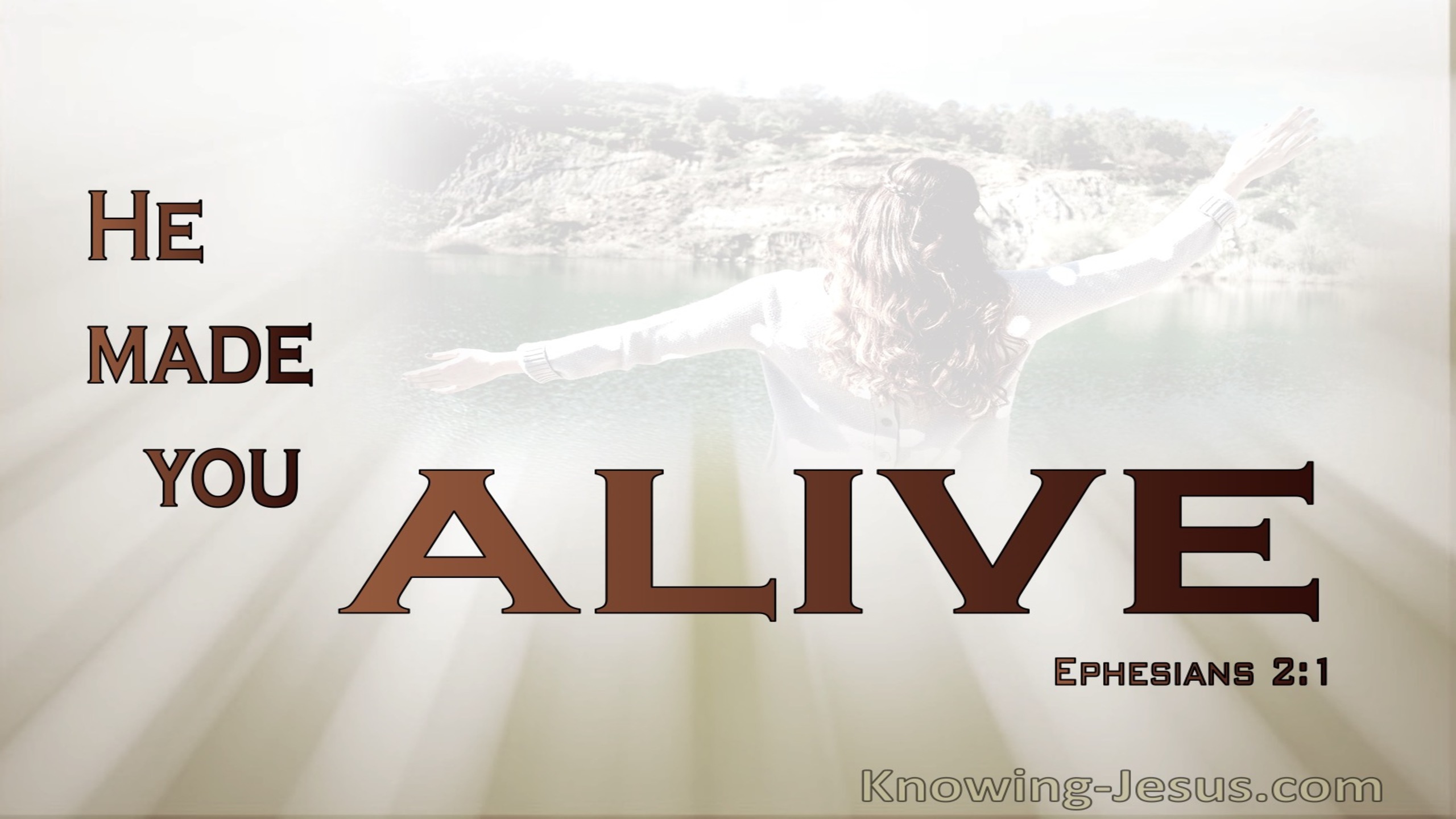 Ephesians 2:1 You He Made Alive (silver)